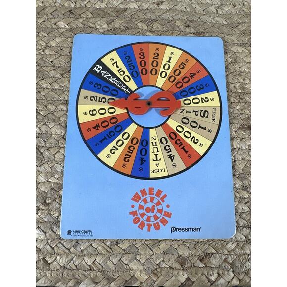 Wheel of Fortune Board Game‎ 1985 Replacement Parts Spinner Board Only - Picture 1 of 2